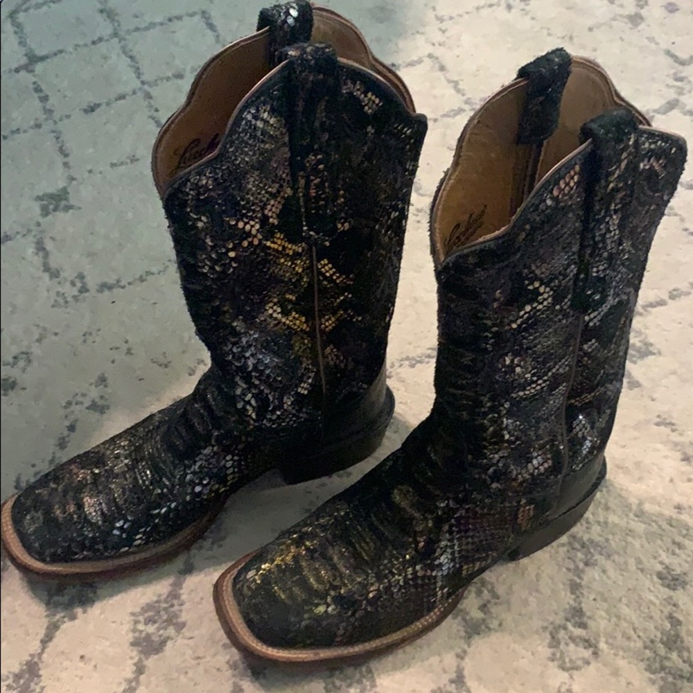 Lucchese leather boots